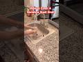 Professional Shows How to clean a stainless steel sink #shorts￼