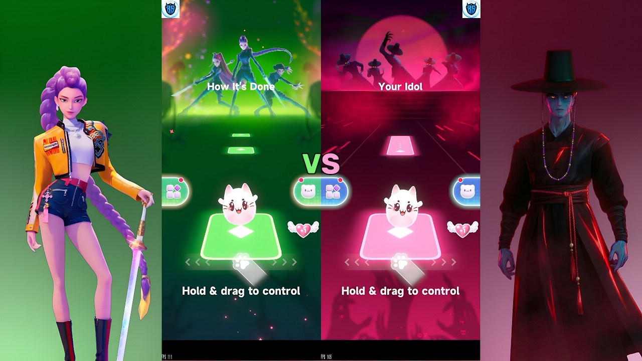 Cute Cat - How It's Done vs Your Idol (KPop Demon Hunters) : Dancing Cats 2