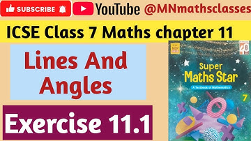 Icse Class 7 || Super Maths Star || Chapter 11 || Ex 11.1 👍 Subscribe 👍 Like 👍 Share 