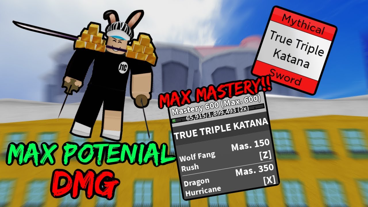 Roblox Blox Fruits Katana Mastery Levels, Moves