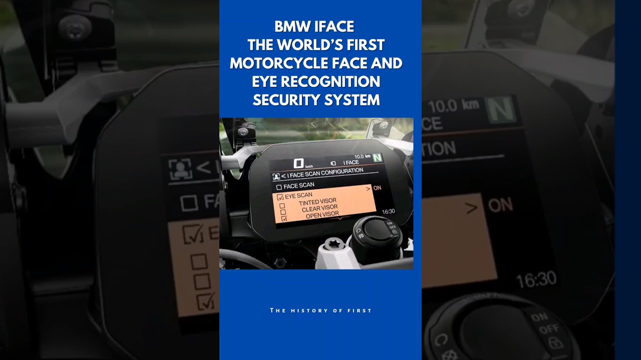 BMW iFace Is a Facial Recognition System for Motorcyclists