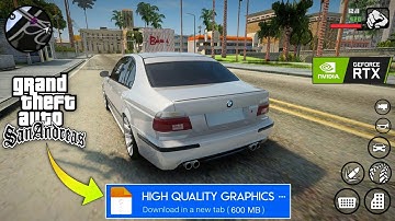 GTA SA High Quality Graphics Modpack V4 For Android | No Crash & Lag