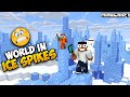 Minecraft, But the world in Ice Spikes || Minecraft Mods || Minecraft gameplay