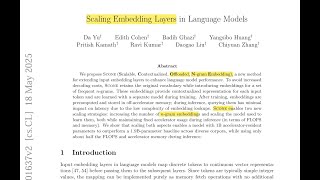 Scaling Embedding Layers in Language Models