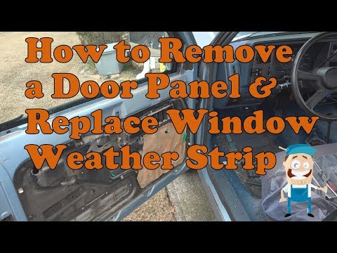 Video: Bagaimana cara menghapus weatherstripping dari kaca depan saya?