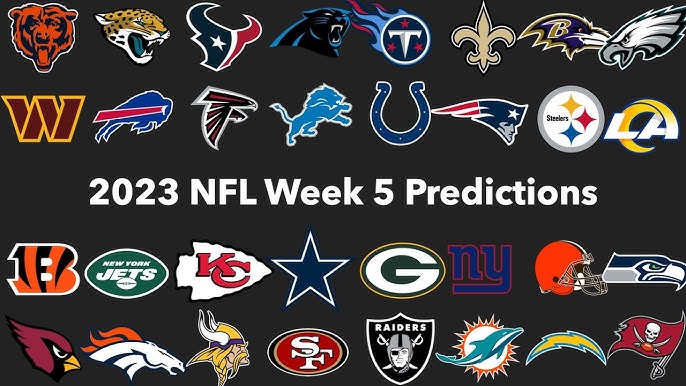 nfl week 5 score predictions