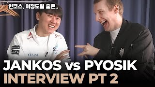 Jankos Interviews Pyosik: Kindred skin spoilers? Worlds finals Smite Diff?