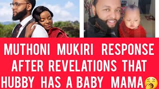 Muthoni  Mukiri KTN Presenter Response after The revelation scandal  of Hubby Having  a baby mama😱
