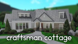 Building a Craftsman Cottage in Bloxburg