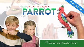 How to Draw a Parrot | Keilen Corner Drawing Lesson