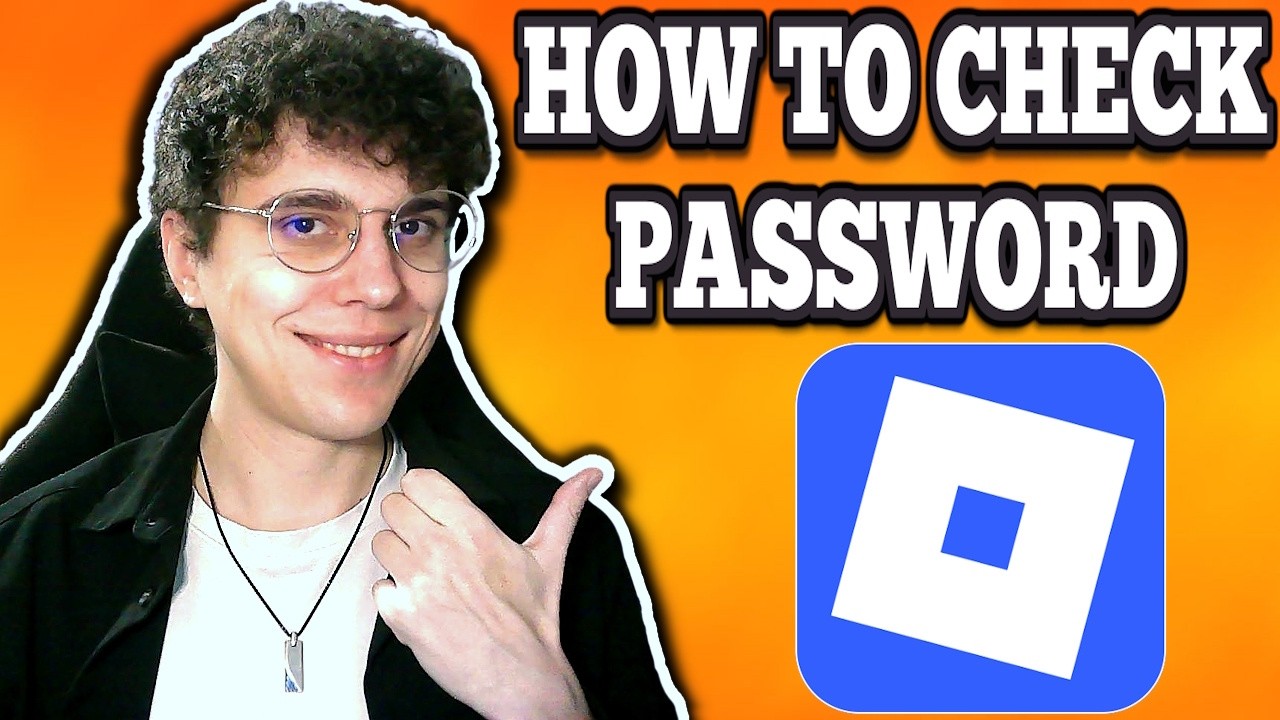 How To Check Password On Roblox 2026 YouTube 