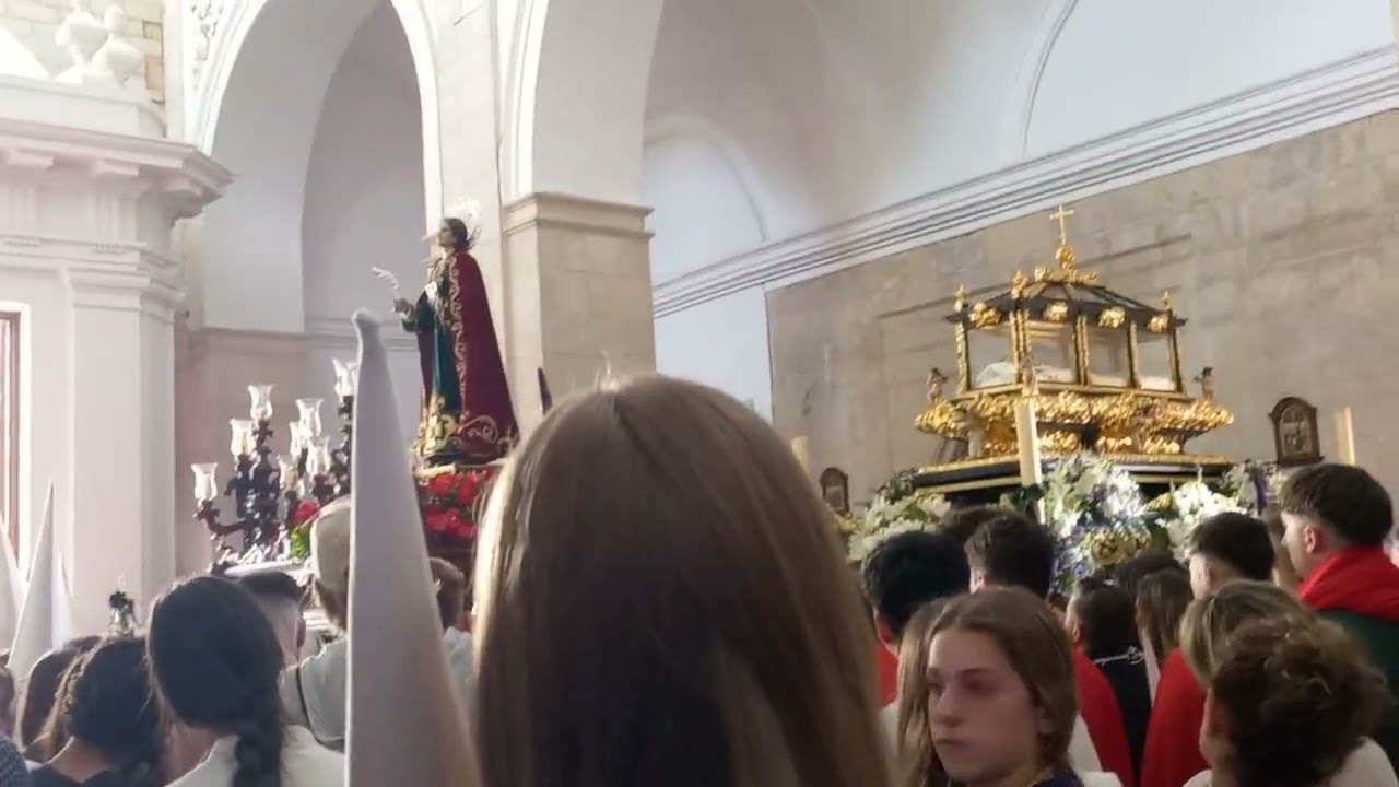 Entrada de san juan Evangelista semana santa de Santaella 2025 18/4/2025 (parte 3)