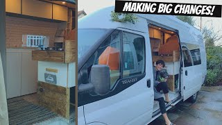 MAKING BIG CHANGES WITH OUR VAN CONVERSION! | Lucy Lynch