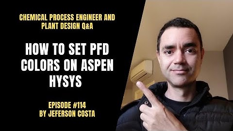 HOW TO SET ASPEN HYSYS COLORS | LET ASPEN HYSYS LOOKS LIKE  UNISIM DESIGN