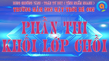 Hội Thi "Rung Chuông Vàng" Toán Tư Duy 2024 Khối Chồi - Trường Mầm Non Mặt Trời Bé Con. Soroban AQVN