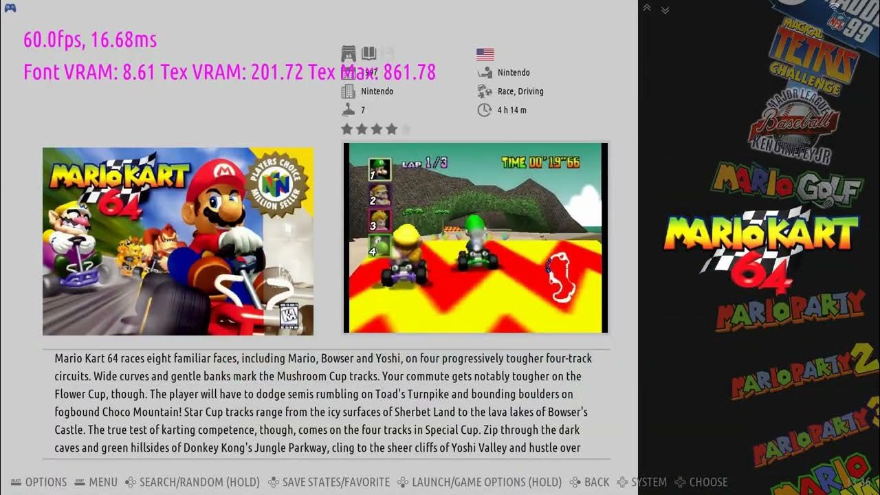 Batocera 34 Mupen64Plus_next with Parallel RDP YouTube