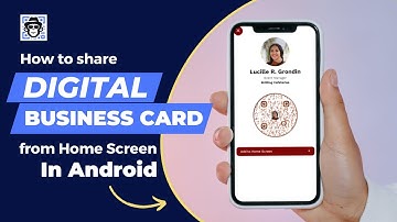 How to Add Your Digital Business Card to the Home Screen in Andriod? #digitalbusinesscard #ecards