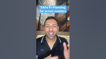 SAFe Scaled Agile Framework PI Planning for scrum Master: Essential Scrum Master Training