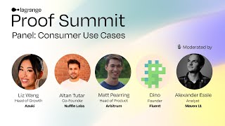Consumer Use Cases Panel – Proof Summit 2024