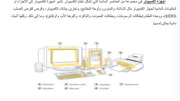 مبادئ الحاسوب | المحاضرة الاولى | مقدمة عن الحاسوب