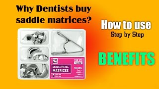 Saddle contoured metal Matrices system || Sectional Matrices Kit || Self Contoured Matrice || TOR VM