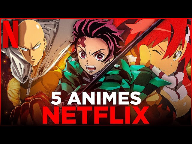 5 ANIMES para assistir na QUARENTENA na NETFLIX - (DUBLADOS) 