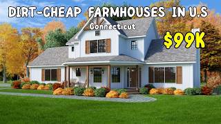 3 Dirt Cheap Connecticut Farmhouses With Land 🏡 Untapped Real Estate Gold!