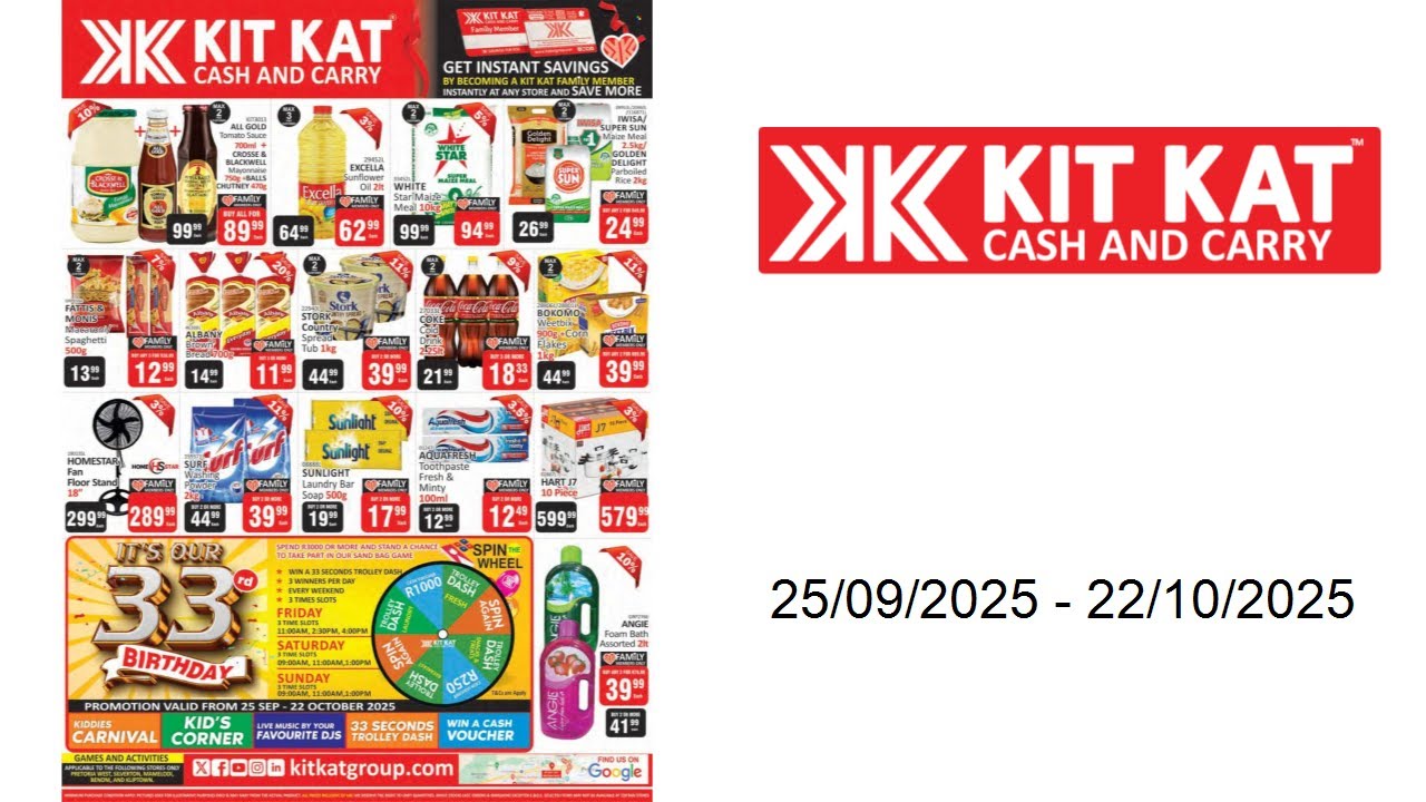 Kit Kat Cash & Carry specials - Spring Leaflet Promotion - 25/09/2025 - 22/10/2025