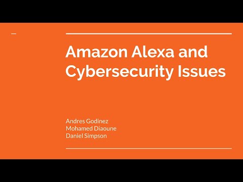 Amazon Alexa and Cybersecurity Concerns - YouTube