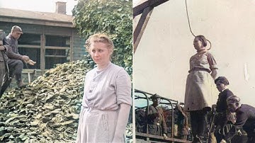 The Ruthless Execution Of Jenny Wanda Barkmann - Female Guard Of Stutthof Concentration Camp