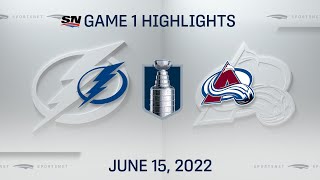 Stanley Cup Final Game 1 Highlights | Lightning vs. Avalanche - June 15, 2022