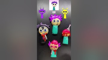 SPRUNKI x SQUID GAME THANOS Color Mixing | Can you guess the colors? #squidgame #colormixing