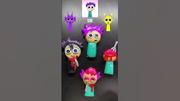 SPRUNKI x SQUID GAME THANOS Color Mixing | Can you guess the colors? #squidgame #colormixing