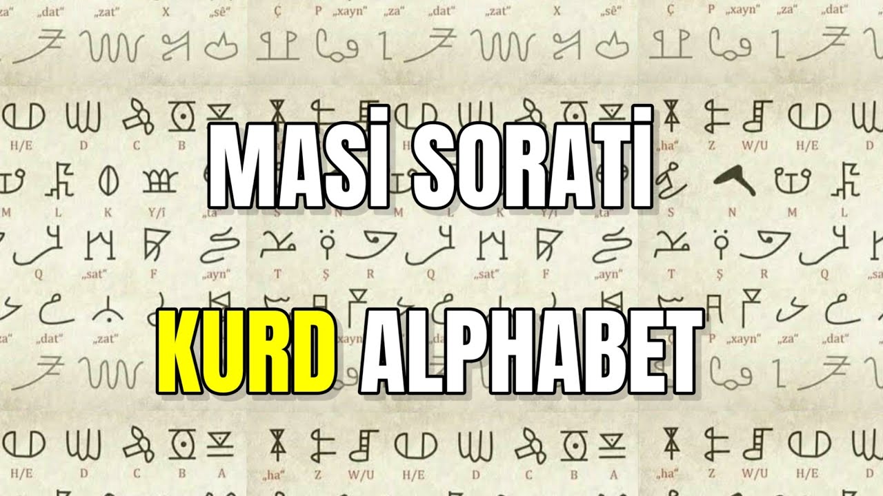 Masi Sorati Kurdish Alphabet YouTube Masi Sorati Kurdish Alphabet YouTube