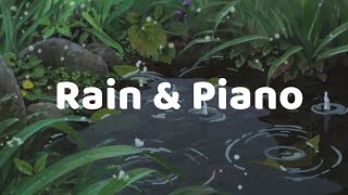 Rain in Piano🌨️Deep Sleeping Music🌃Rain Sound Calm/Healing/Relaxing🍀Relaxing Music