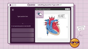 Creating Labelling question types easily with Quizizz AI