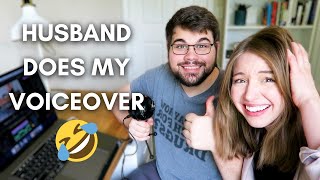 MY HUSBAND DOES MY VOICEOVER 🤣 [ Clean With Me ]