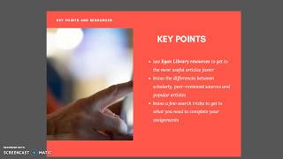 How to Find Scholarly and Peer Reviewed Articles
