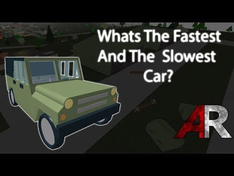 Whats The Fastest Car? | Apocalypse Rising - YouTube