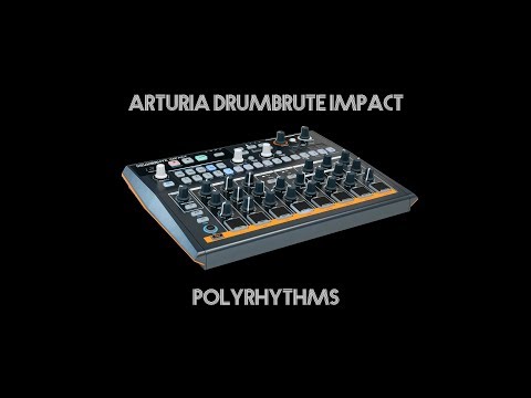 Arturia Drumbrute Impact - Polyrhythms Tutorial. Working with Polyrhythms and Copying