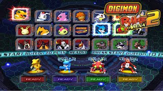 Evolusi Semua Karakter Di Game Digimon Rumble Arena 2 (PS2)