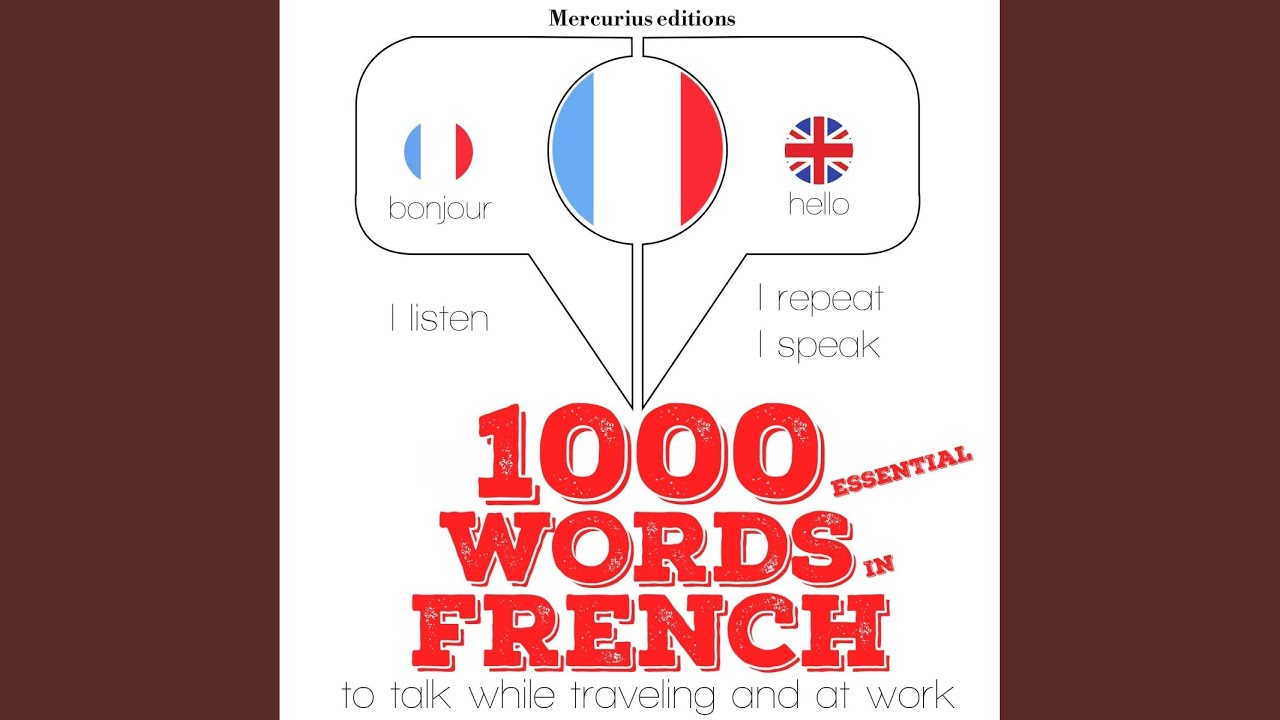 Chapter 1.1 - 1000 Essential Words in French - YouTube