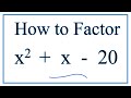 Factoring Quadratic Equations Concepts