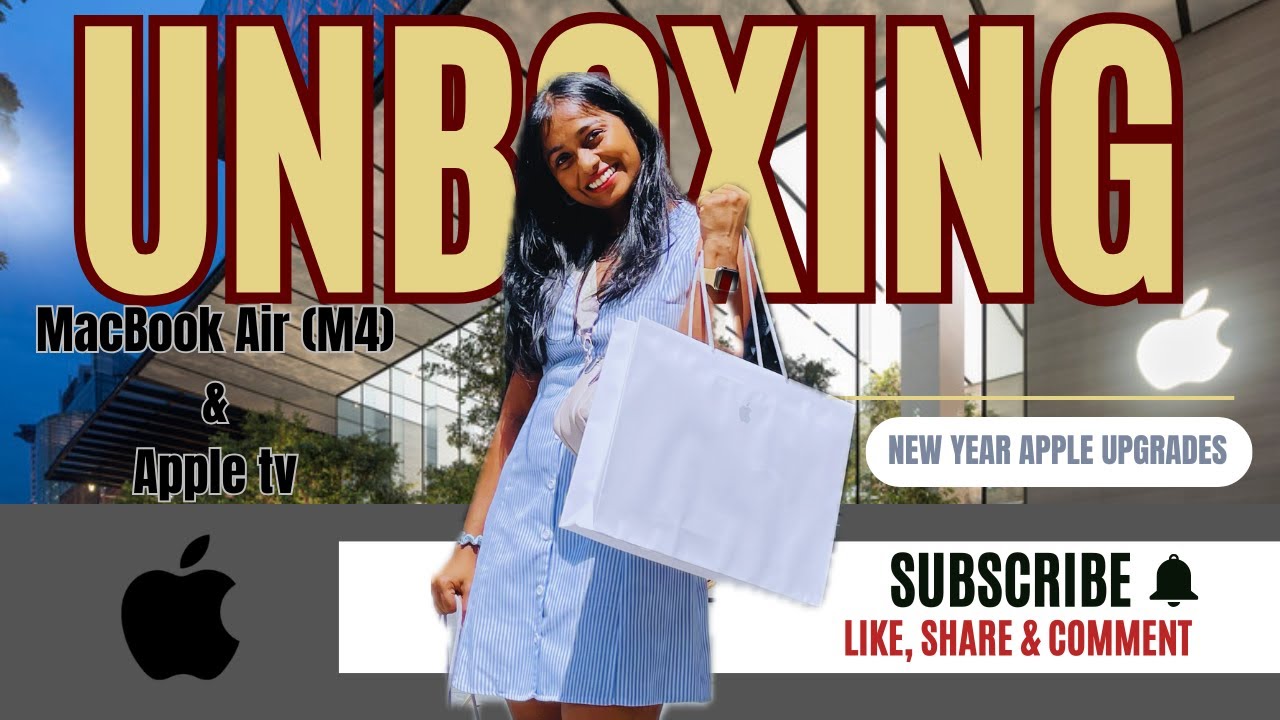 New Year Upgrade | Unboxing Apple MacBook Air M4 + Apple TV | 2026