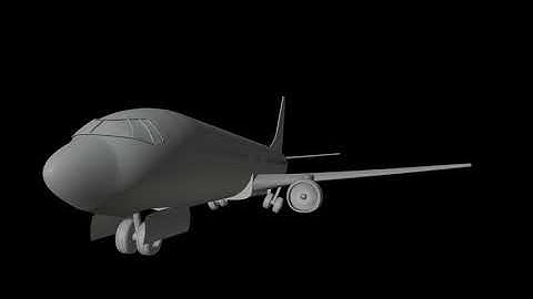 Boeing 737 Landing Gear Animation