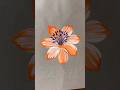 Simple Flower Painting Using Acrylic Paints Flowers Beginnerfriendly Ytshorts 