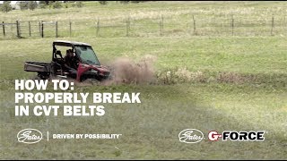 How To: Properly Install and Break in CVT Belts
