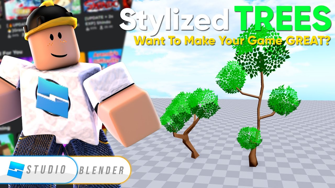How to Make STYLIZED TREES! (Roblox) YouTube