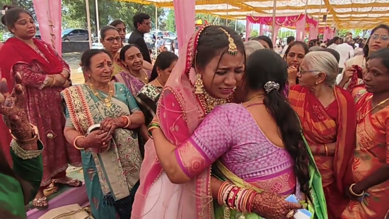 દિકરી તો પારકી થાપણ કહેવાય / વિદાઈ / દિકરી વિદાઈ / 27 કડવા પાટીદાર સમુહ લગ્નો / સમાજવાડી લેઈ / 