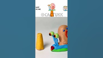Making Sprunki OC Gary From Sponge Bob SquarePants #sprunki #clay #incredibox #spongebob @cactukk